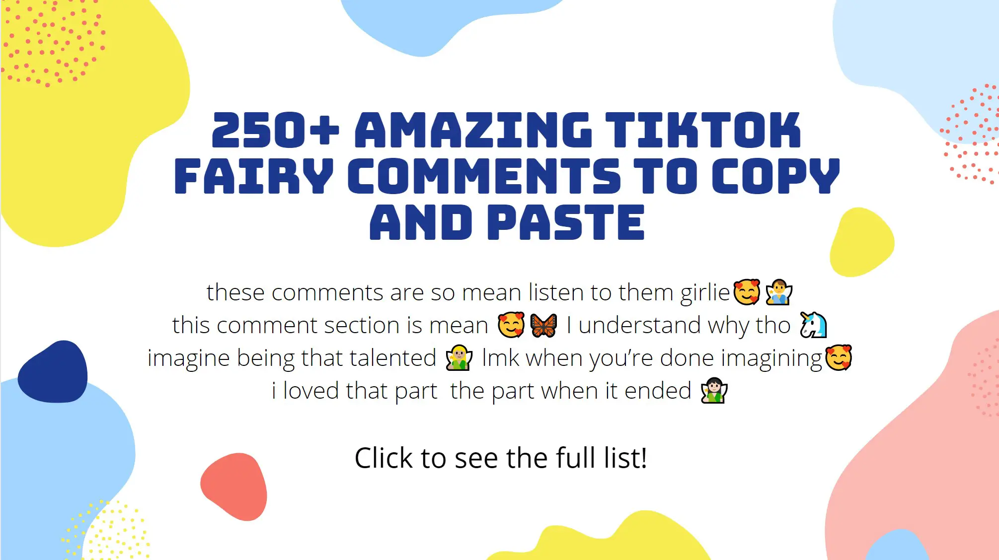 250-amazing-tiktok-fairy-comments-you-can-use-to-copy-and-paste